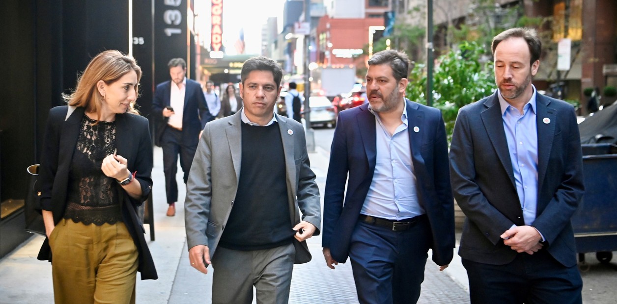 Kicillof inició su gira por EEUU con fondos de inversión y empresarios