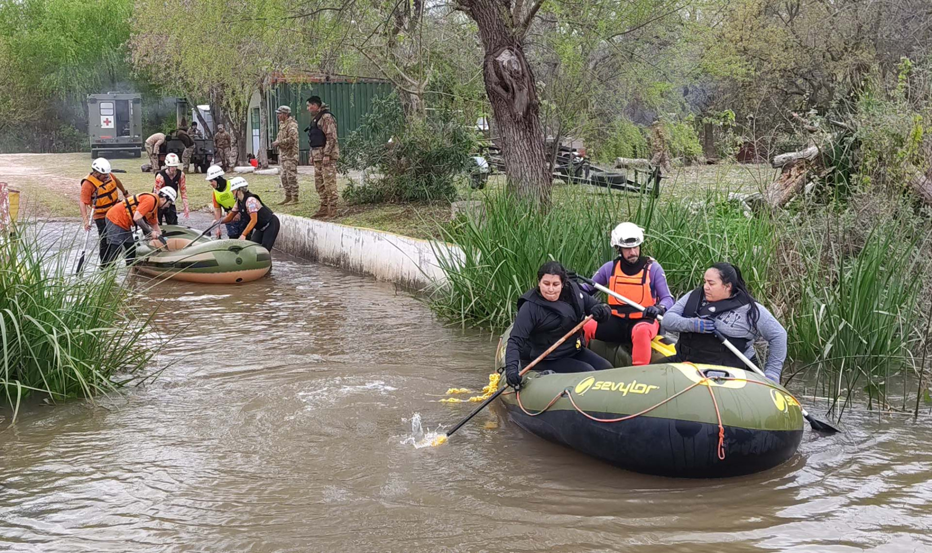 La Base Naval Zárate fue escenario de un ejercicio de preparación ante emergencias y catástrofes