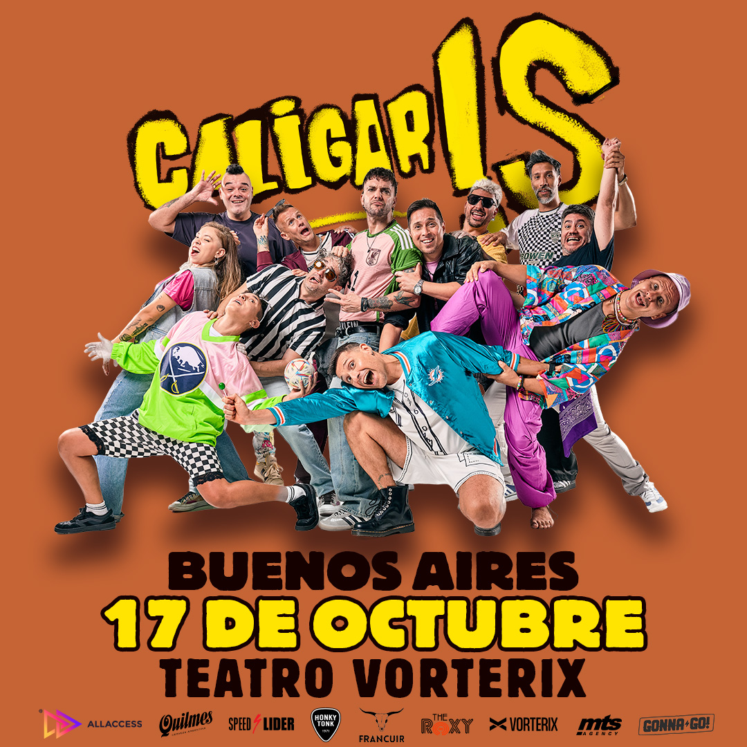 Este fin de semana: Los Caligaris se presentan en Vorterix