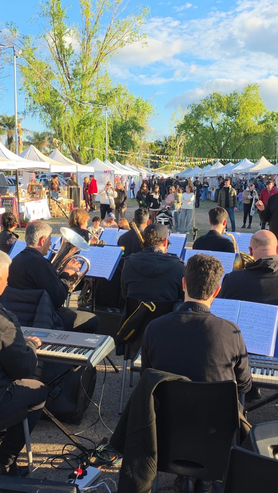 La Banda de Música Municipal se presentó en la Feria del Paredón Rosa 