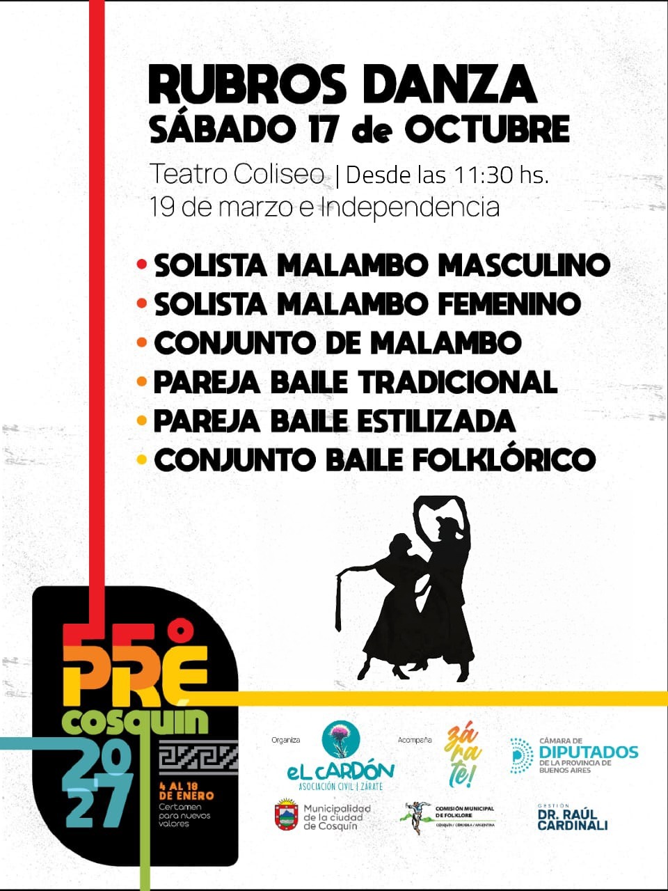 Zárate recibe al Pre Cosquín con dos jornadas de danza y música