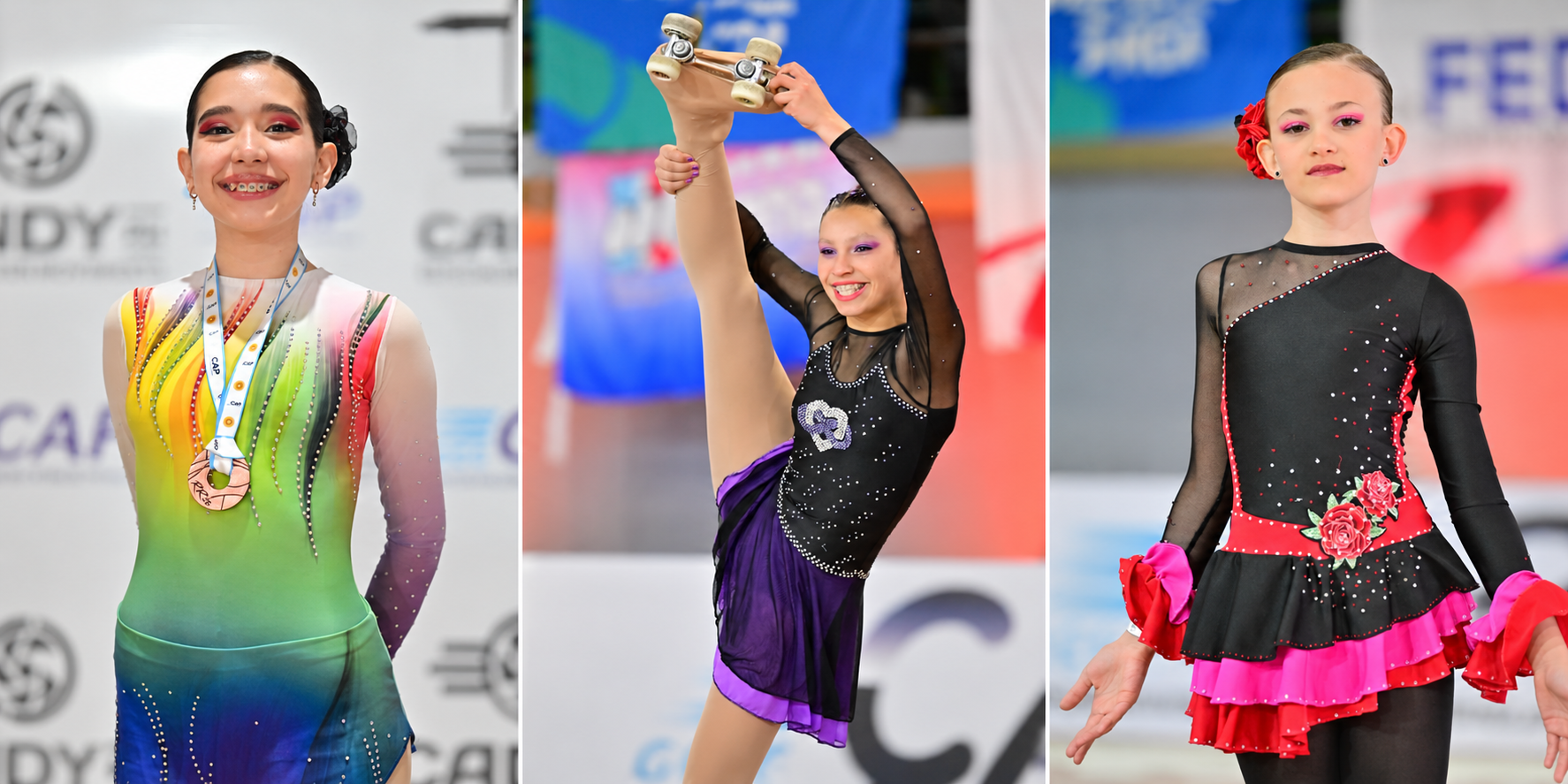 Patinadoras de Zárate se destacaron en el Nacional de Miramar y van por nuevos desafíos