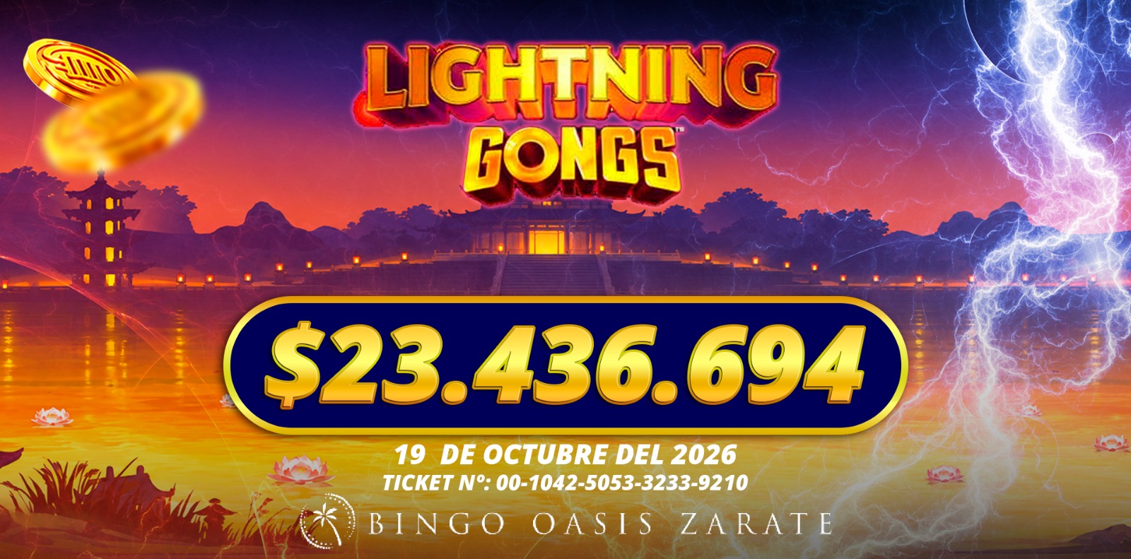 La suerte volvió a elegir a Zárate: Bingo Oasis entregó más de $23 millones en una sola jugada