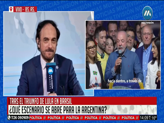 Marcelo Bermolén analizó el triunfo de Lula da Silva: “El gobierno argentino debe actuar con pragmatismo si no quiere perder a su socio estratégico” 