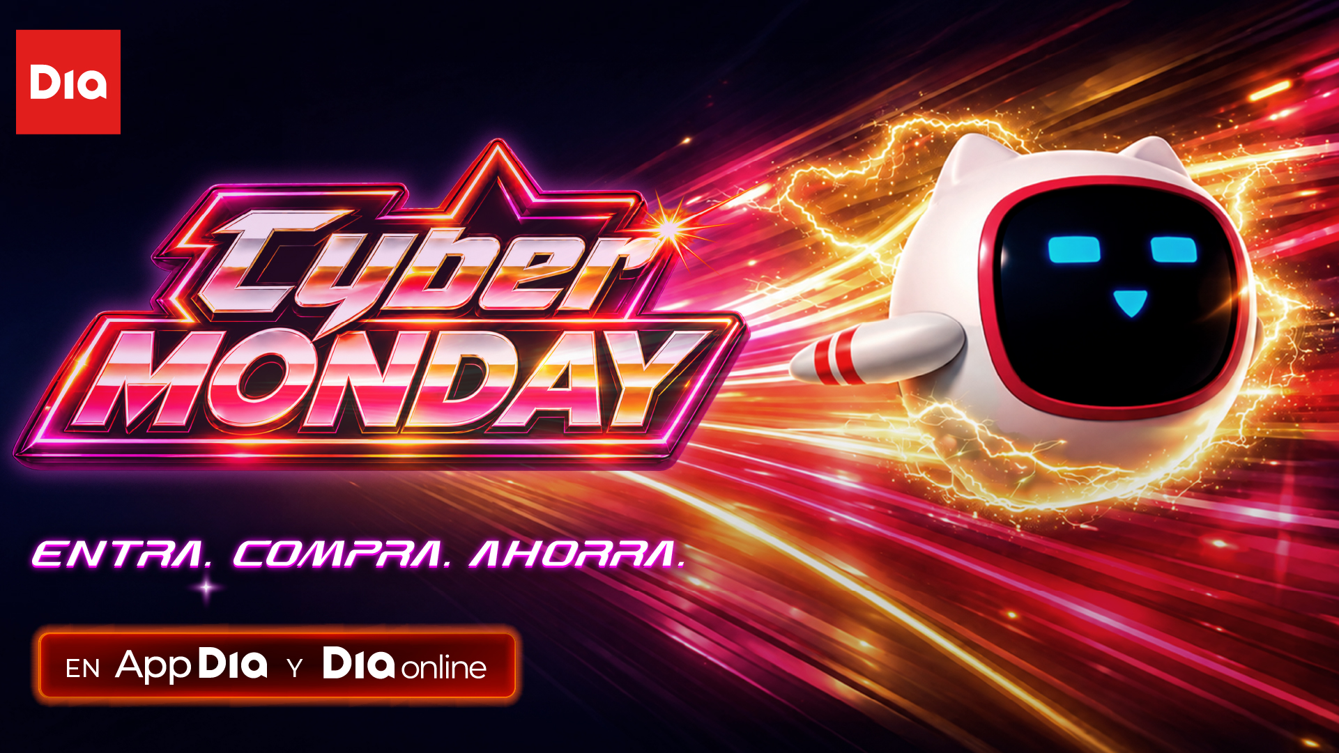 “Entrá, Comprá y Ahorrá”: Dia se suma al Cyber Monday con ofertas imperdibles y entregas en menos de 60 minutos