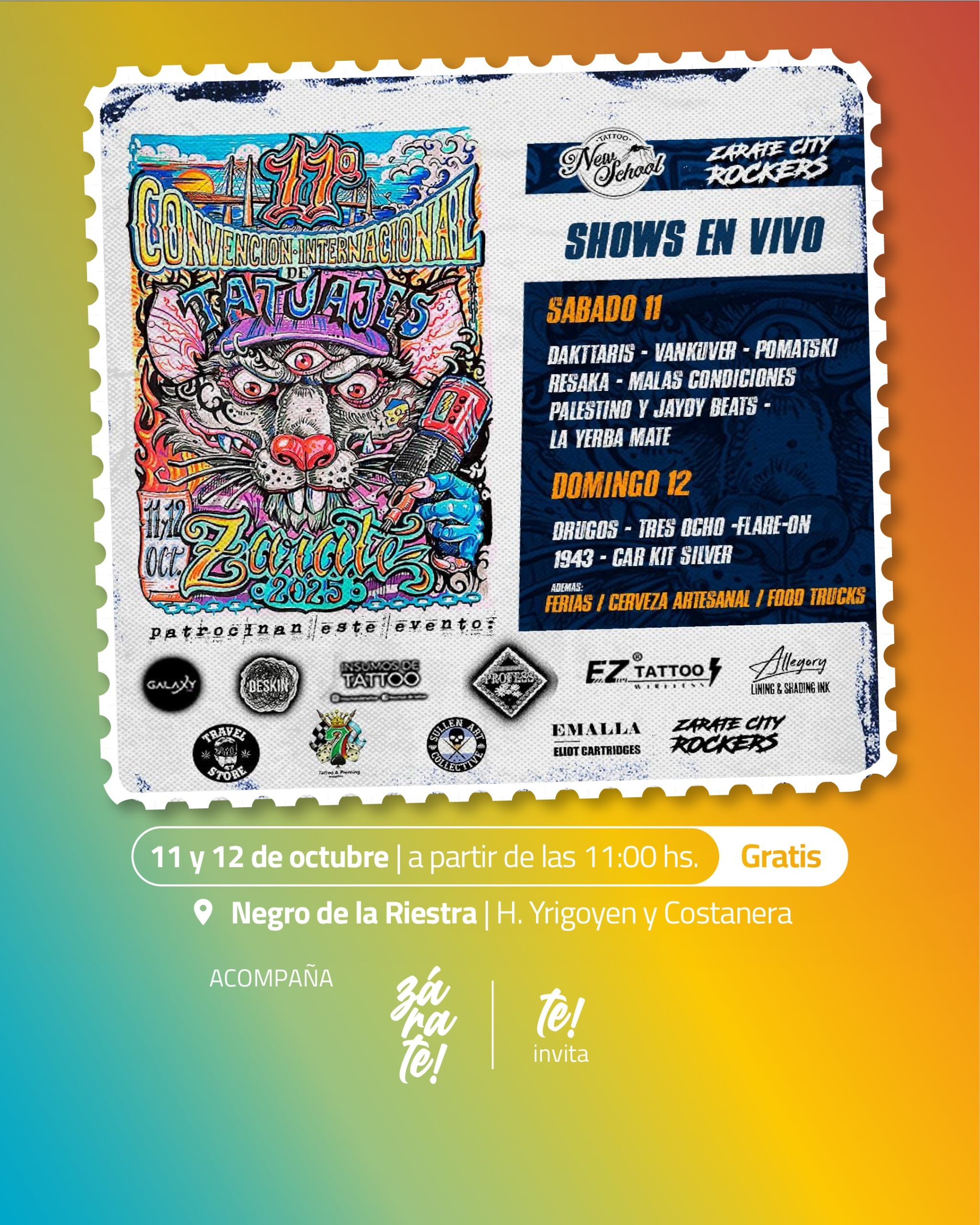 11° Convención Internacional de Tatuajes y Zárate City Rockers