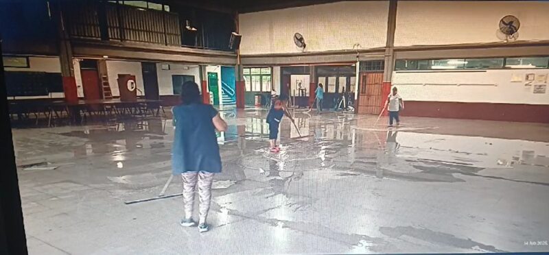 ATE exige mantenimiento urgente: «La tormenta expuso la grave situación de las escuelas»