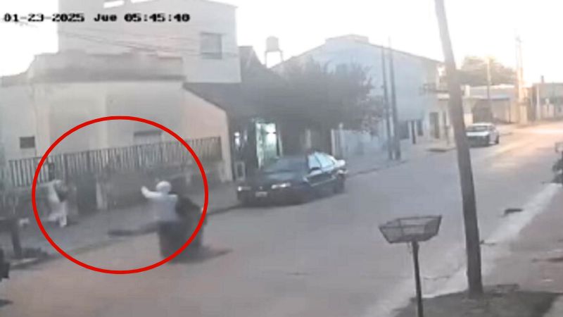 Delincuentes atacaron salvajemente a una mujer para robarle su cartera