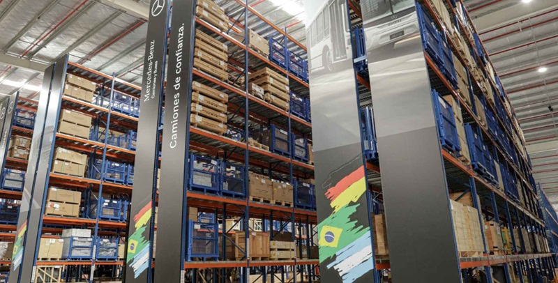 El Centro Logístico de Mercedes-Benz en Zárate incorpora tecnología de baterías de litio