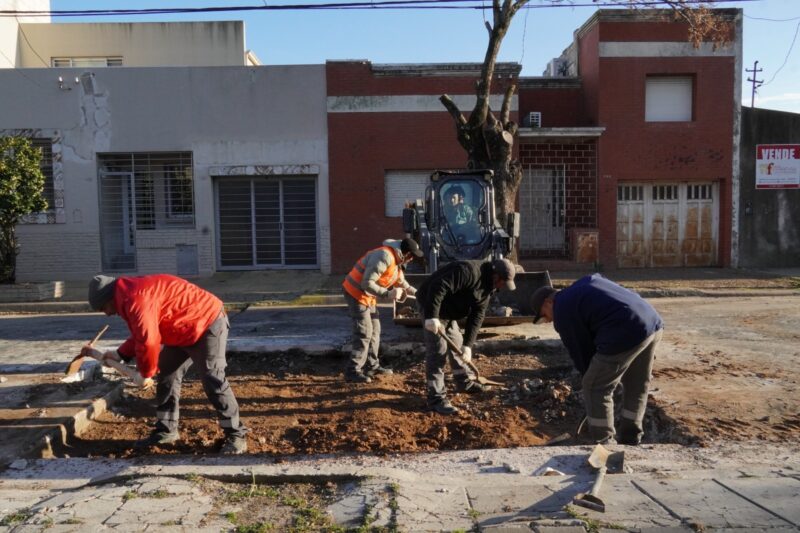 El Municipio continúa su plan de recomposición vial y mantenimiento