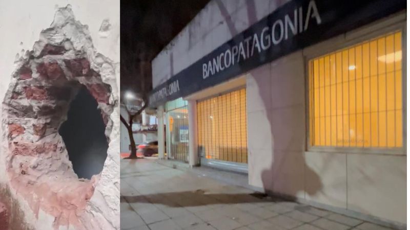 Insólito intento de robo en Banco Patagonia de Zárate
