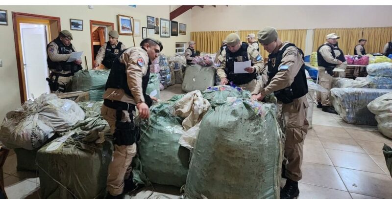 Operativo en Lima: COZ y Prefectura secuestraron mercadería ilegal valuada en $130 millones