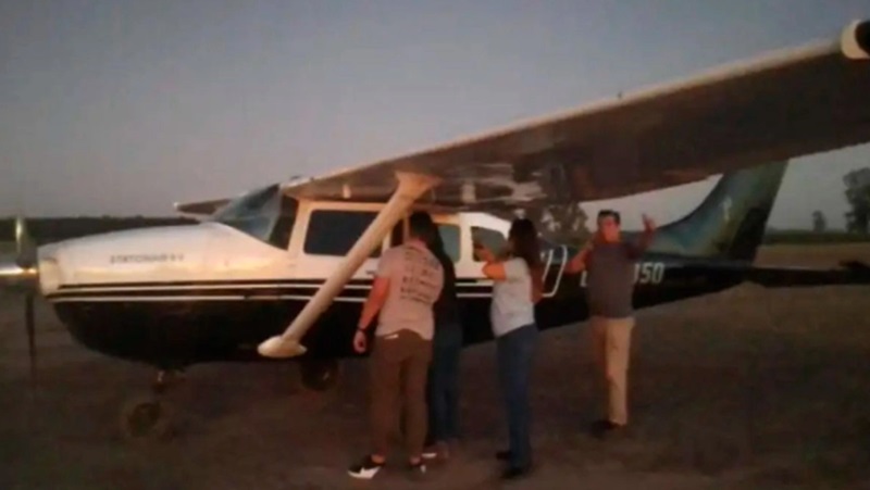 Una avioneta con más de 350 kilos de cocaína aterrizó de emergencia en Ibicuy